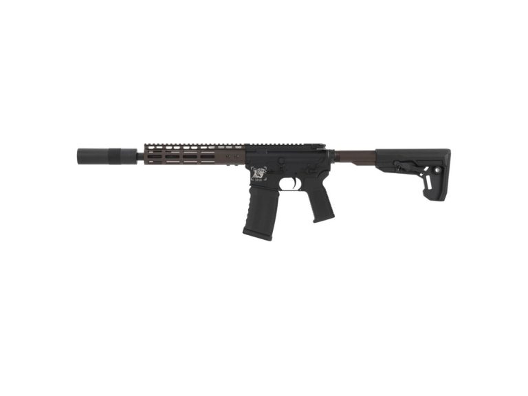 Réplica Secutor Centurion II MWS GBB Dual Tone + Pack 3 cargadores Metal vista lateral