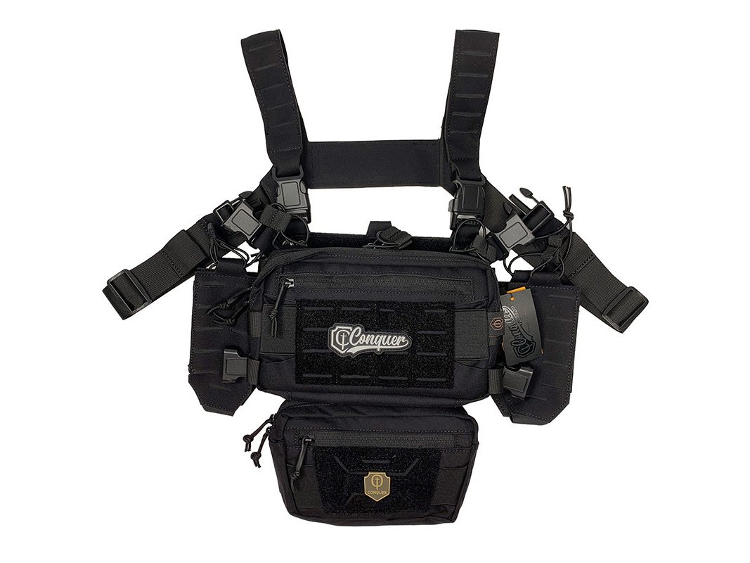 Chaleco Chest Rig Conquer Titan negro