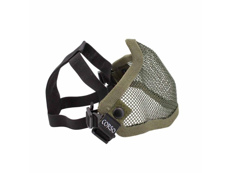 Máscara Airsoft Corso MK1 OD Vista Lateral