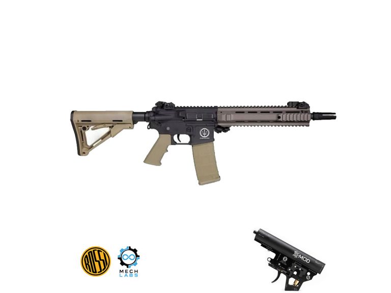 Réplica HPA M4 Rossi Mech Labs SAS Tan/Negra
