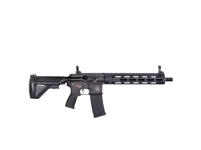 Réplica AEG 416 Saigo Shogun Aster Bluetooth MK2 negra vista lateral