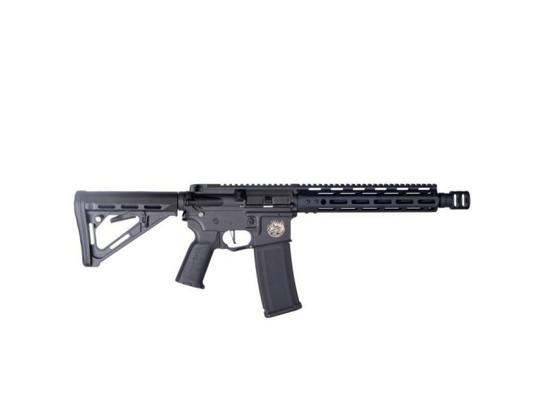 Réplica AEG Kenji Kensei Long Saigo Defense Etu negra vista lateral