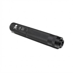 SILENCIADOR 195mm CALAVERA - NEGRO