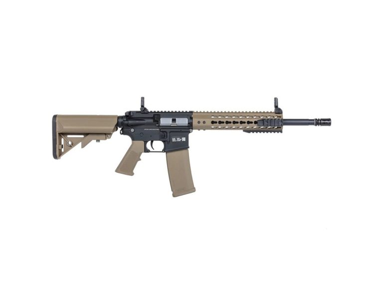 Réplica Specna Arms SA-F02 Flex gen2 X-ASR negro tan vista lateral 1