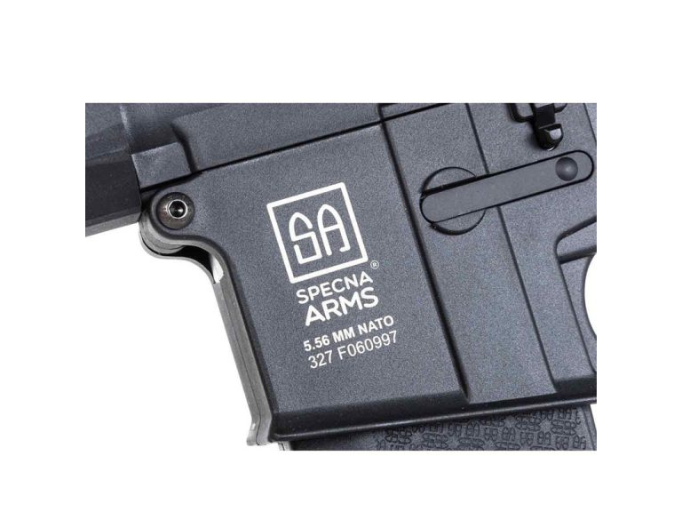 Réplica Specna Arms SA-F14 FLEX Gen2 X-ASR negro grabados láser