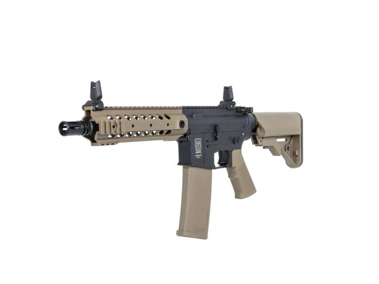 Réplica Specna Arms SA-F01 Flex gen2 X-ASR negro tan vista lateral 2