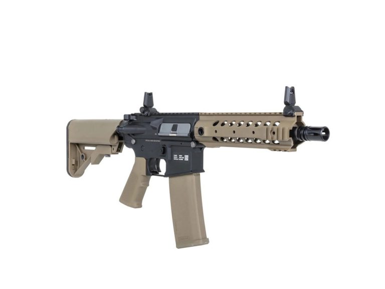 Réplica Specna Arms SA-F01 Flex gen2 X-ASR negro tan vista lateral 3