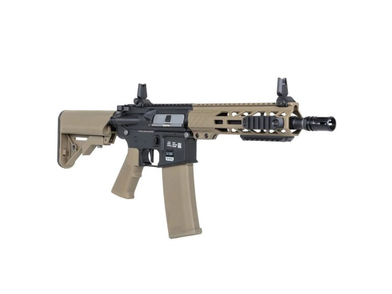 Réplica Specna Arms SA-F08 Flex Gen2 Hal Etu negro tan vista lateral 3