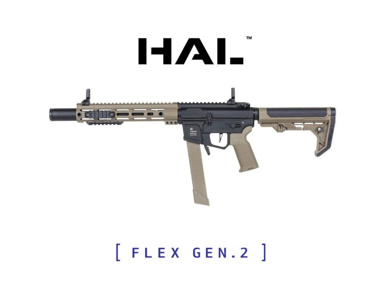 Specna Arms SA-FX02 Flex Gen2 Hal Etu negro tan