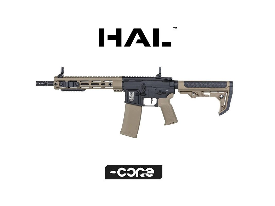 Réplica Specna Arms sa-c20 L core gen2 Hal Etu Negra/Tan