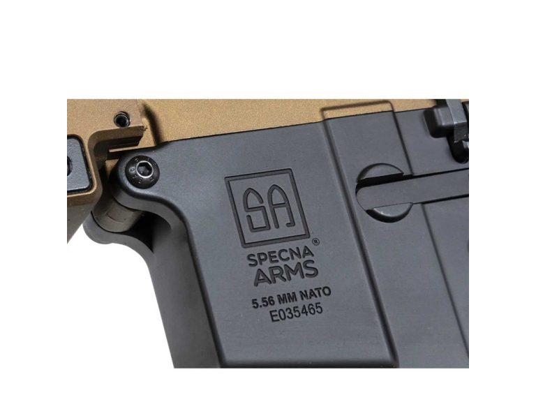Réplica Specna Arms SA-E23-L edge hal2 gen2 negro bronce grabados