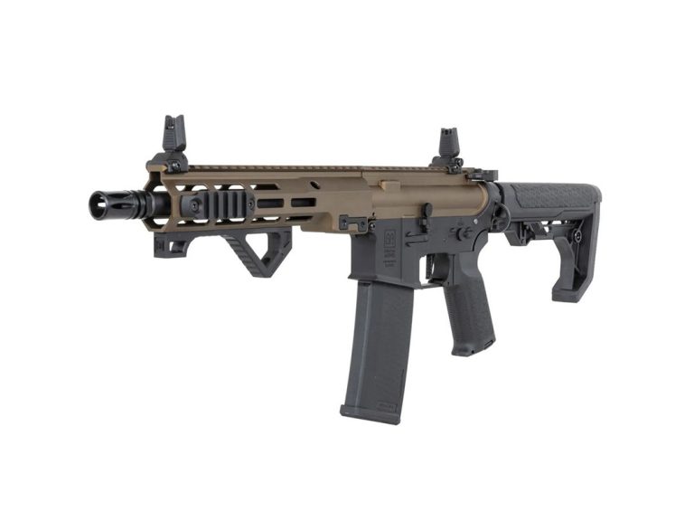 Réplica Specna Arms SA-E23-L edge hal2 gen2 negro bronce vista lateral 2