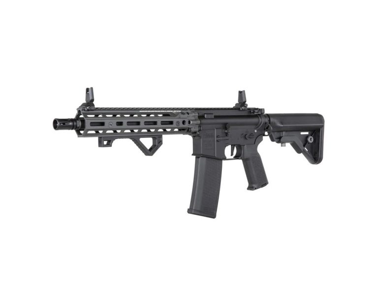 Réplica Specna Arms Daniel Defense RIS III SA-E27 EDGE HAL2 bluetooth GEN2 10,5" negro gris vista lateral 2