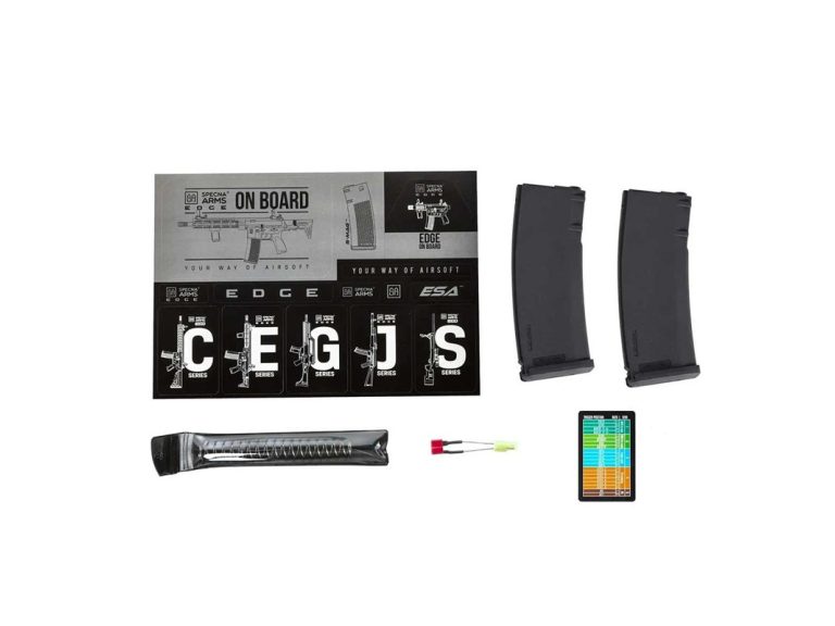 Réplica Specna Arms Daniel Defense SA-E27 Edge Hal2 Bluetooth Gen2 10,5" negro bronce accesorios