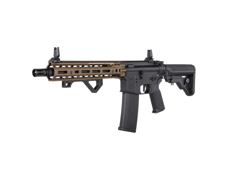 Réplica Specna Arms Daniel Defense SA-E27 Edge Hal2 Bluetooth Gen2 10,5" negro bronce vista lateral 2