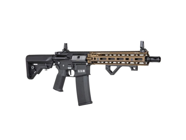 Réplica Specna Arms Daniel Defense SA-E27 Edge Hal2 Bluetooth Gen2 10,5" negro bronce vista lateral 3