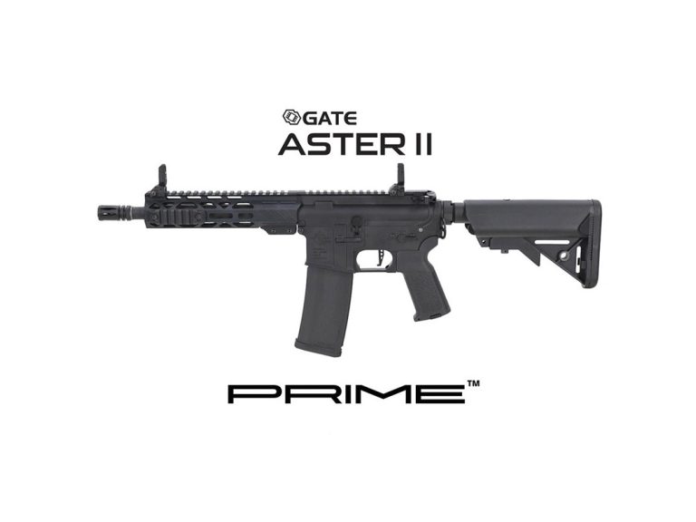 Specna Arms Prime SA-P25 ASTER II Brushless negra Vista frontal