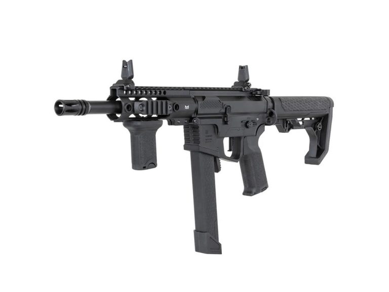Réplica Specna Arms PRIME SA-PX01 Aster II Brushless negra vista lateral 2