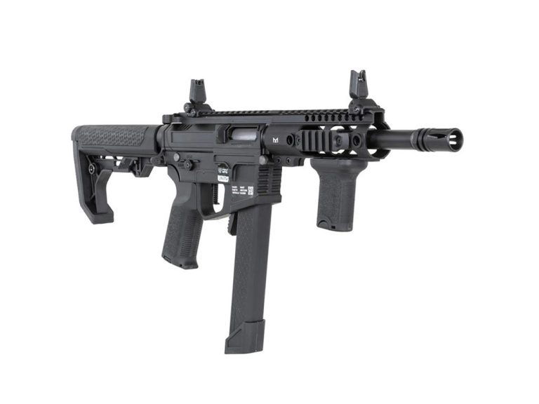 Réplica Specna Arms PRIME SA-PX01 Aster II Brushless negra vista lateral 3