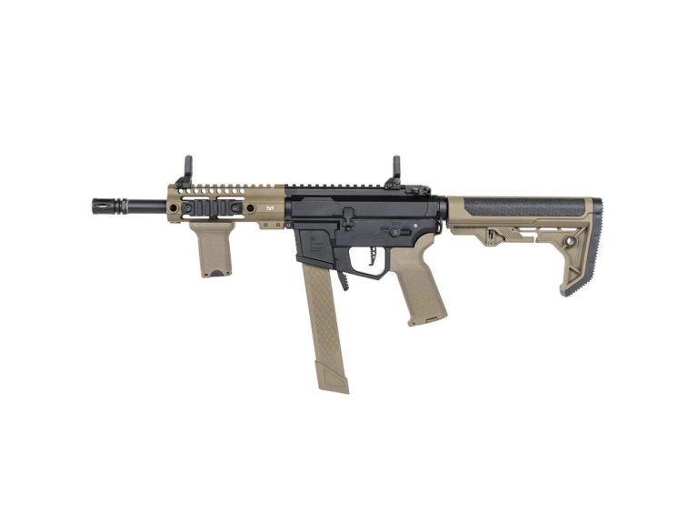 Specna Arms Prime Sa-PX01 Aster II Brushless Tan vista frontal