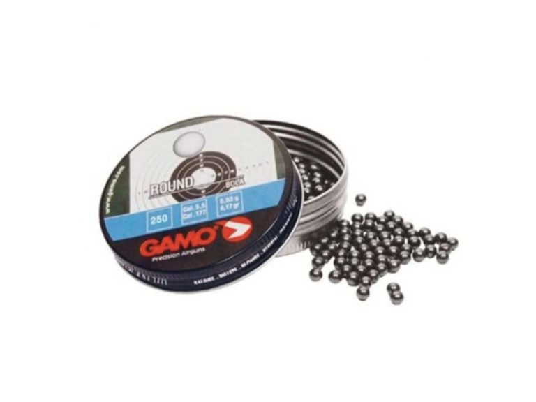 Balines Bolas Acero Gamo 5.5mm 250pcs Plata