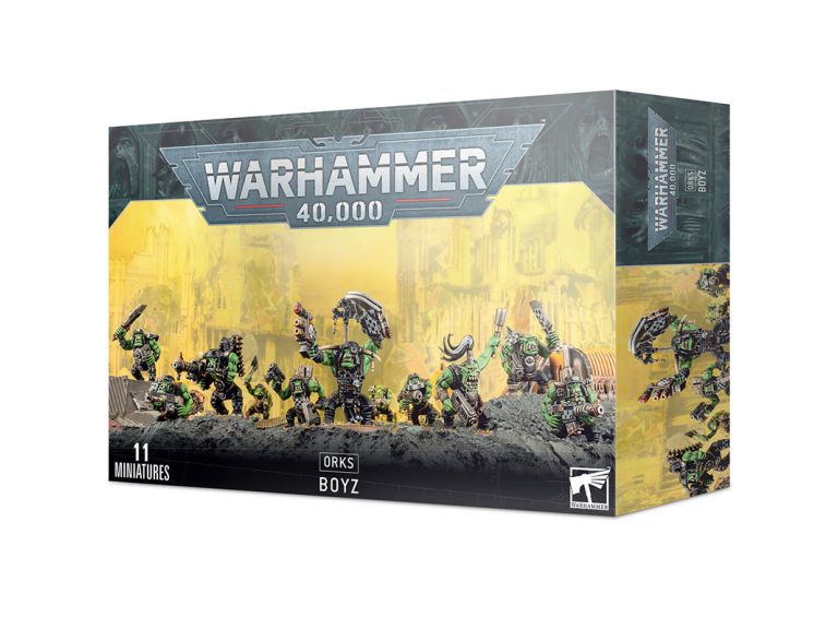 Caja oficial de la unidad Orkos Boyz Warhammer 40k