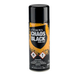 Imprimación negra para miniaturas Chaos Black