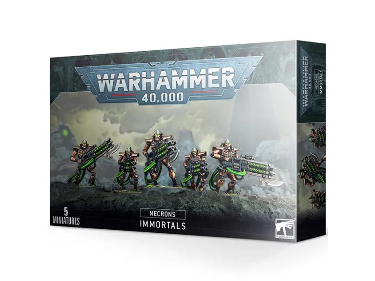 caja necrones inmortales warhammer 40000