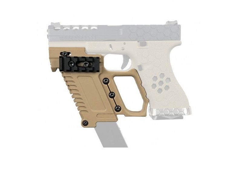 GRIP TACTICAL PARA GLOCK 17/18/19 TAN