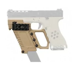 GRIP TACTICAL PARA PISTOLA AIRSOFT GLOCK 17/18/19 TAN