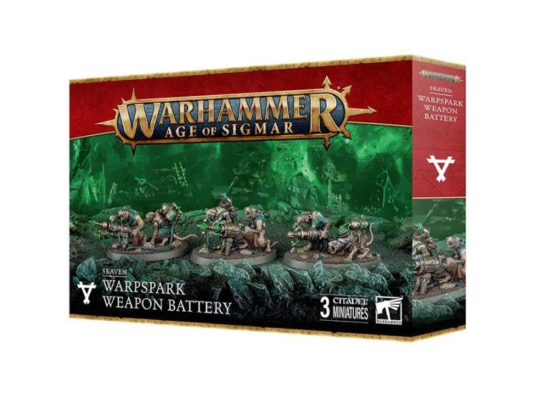 caja de bateria de armas brujas de los skaven