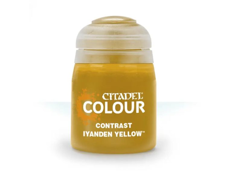 Contrast Iyanden Yellow Warhammer colour bote