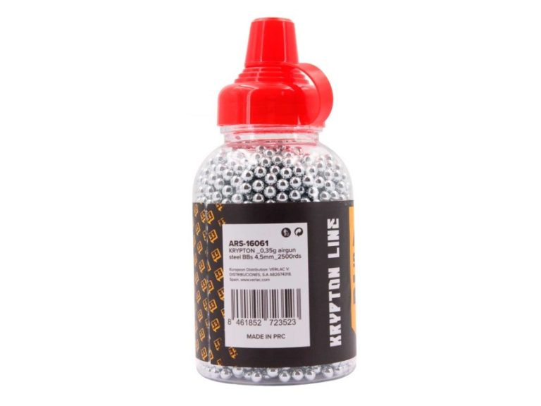 Packaging Arsenic Kripton 2500rds para aire comprimido vista trasera
