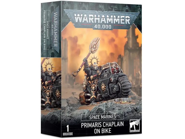 Caja Capellán en moto Marines Espaciales warhammer 40000