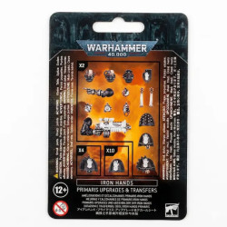 caja de mejoras y calcomanias manos de hierro warhammer 40000