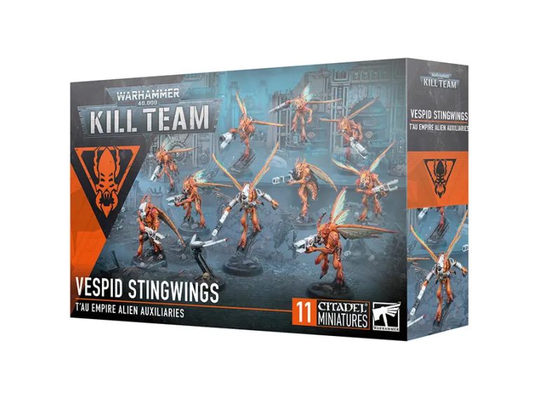 Caja Kill Team Aguijones Alados Véspid Imperio T'au warhammer 40000