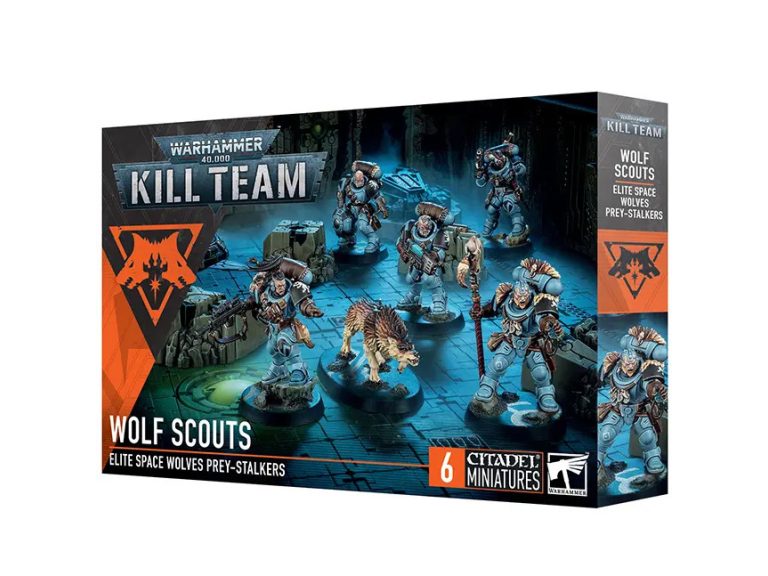 caja kill team exploradores lobos espaciales warhammer 40000