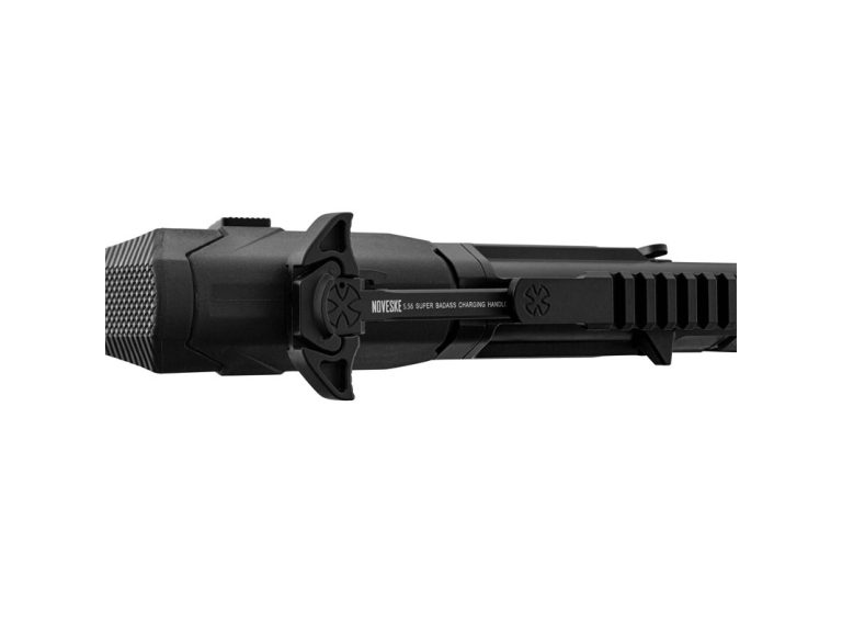 Réplica GBB Double Eagle MWS Ghetto Blaster 7″ Noveske Negro detalles