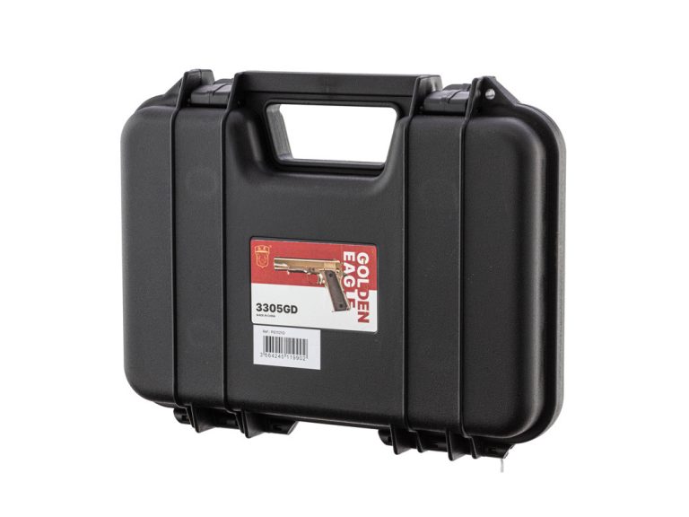 Golden Eagle Hi-Capa 5.1 Negra/Roja maletín protector