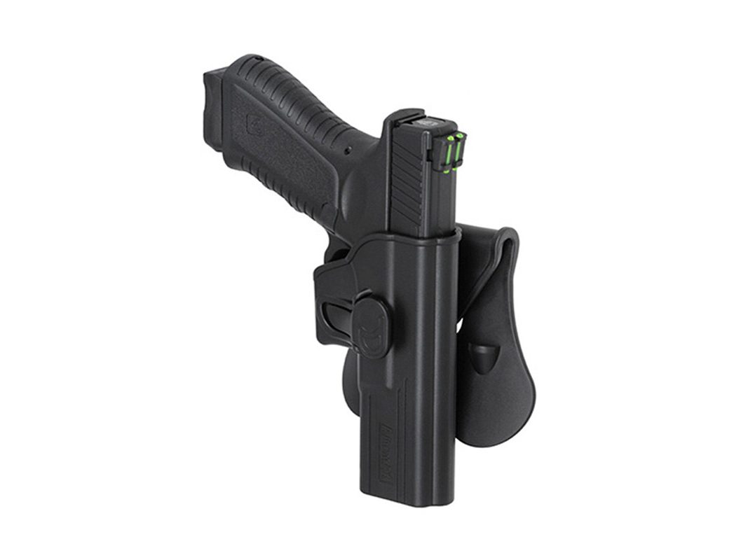 Funda Pistola Rigida Amomax Glock 17-18 Negra