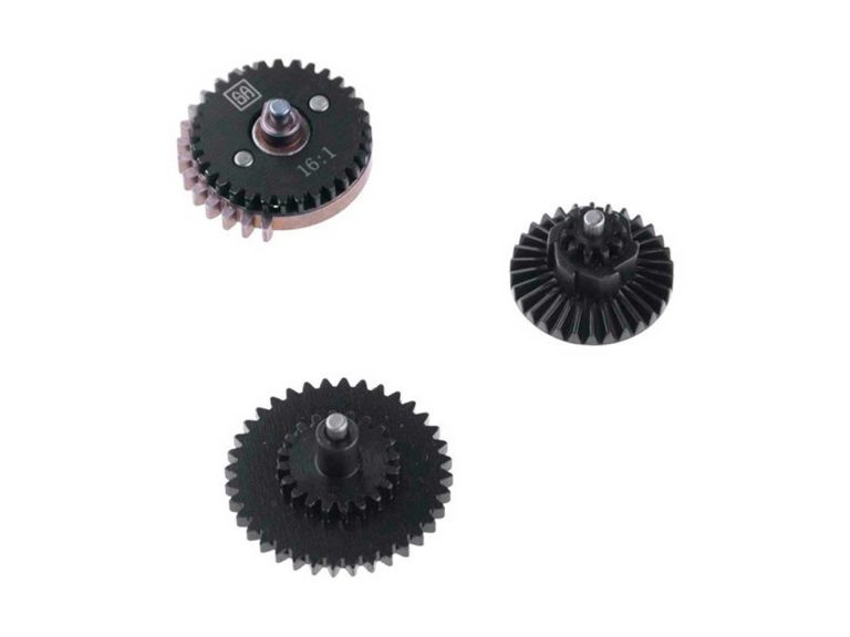 Engranajes High Speed Specna Arms 16:1 Acero Cnc Negro