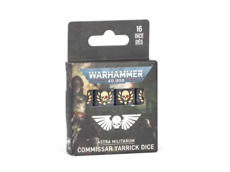 Caja dados del Comisario Yarrick Astra Militarum warhammer 40000