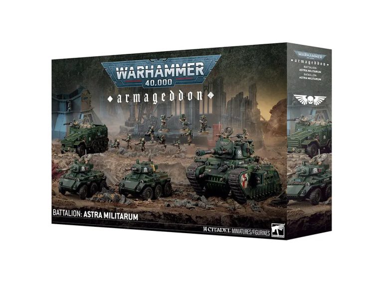 Caja Batallón de Armageddon Astra Militarum warhammer 40000