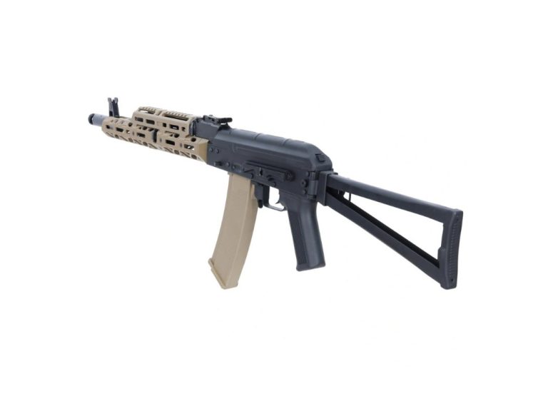 Fusil Specna Arms Prime KPYK SA-PJ13 Aster Brushless Negro-tan vista trasera