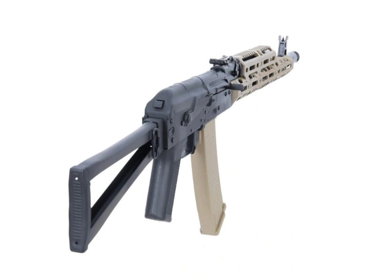 Fusil Specna Arms Prime KPYK SA-PJ13 Aster Brushless Negro-tan vista trasera 3