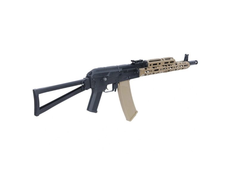 Fusil Specna Arms Prime KPYK SA-PJ13 Aster Brushless Negro-tan vista lateral 1