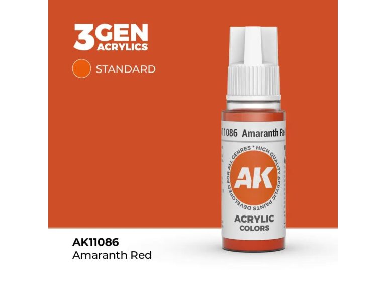 Bote Amaranth Red - AK acrilico