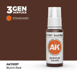 bote Burnt Red - AK acrilico
