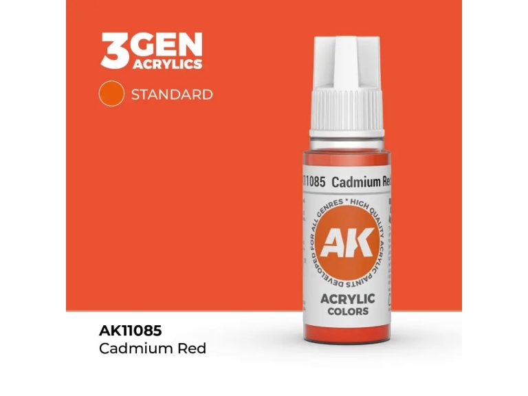 bote Cadmium Red - AK acrilico