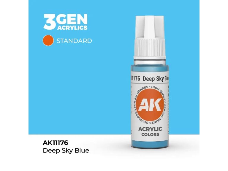 bote Deep Sky Blue - AK acrilico